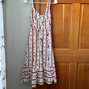 Never worn 100% Rowen linen dress with a corset top- Reformation (would trade)